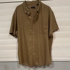 imPRESS Brown Casual Button Down Shirt